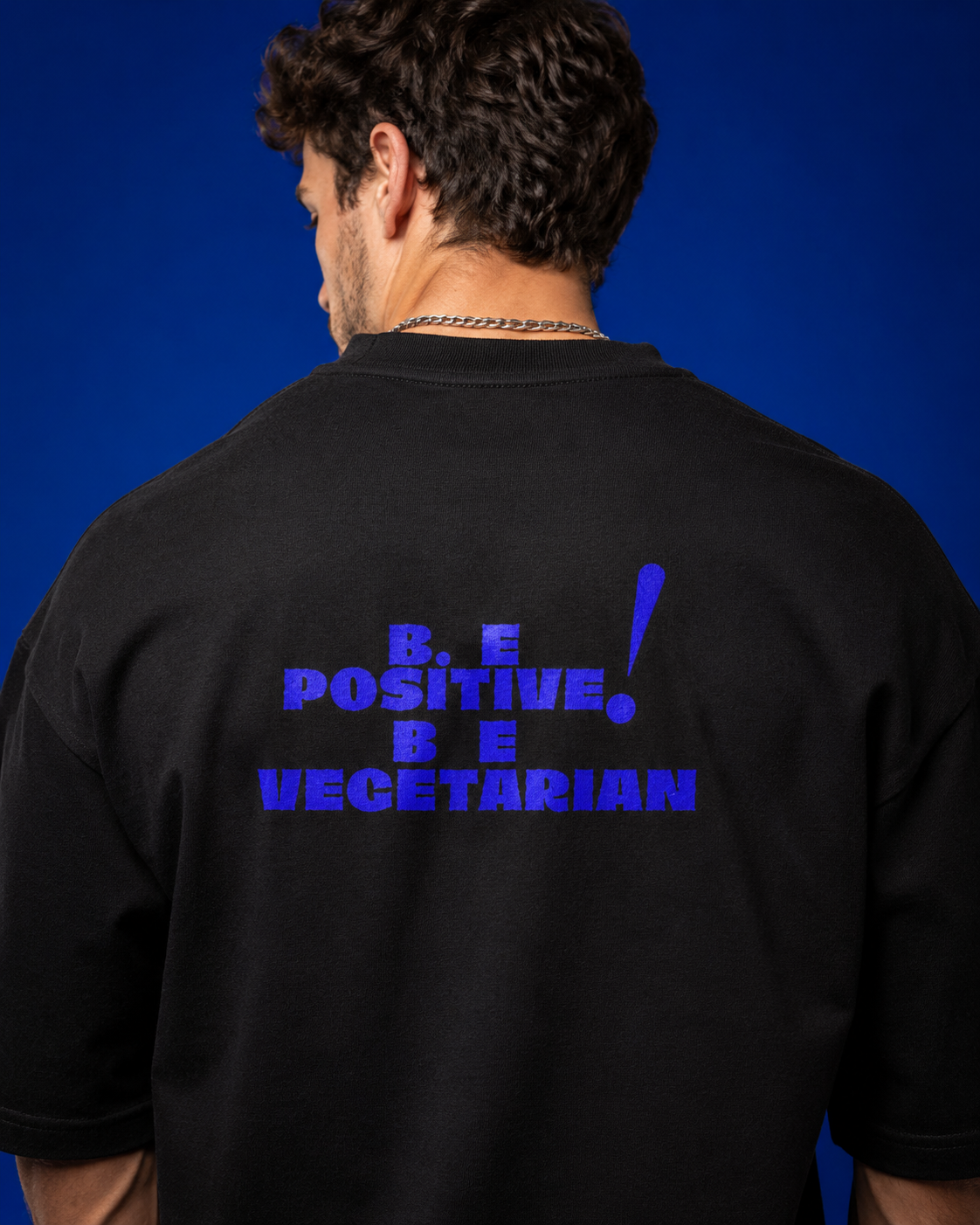 Black Crafted "Be Positive Be Vegetarian" for live savers and positive mindset